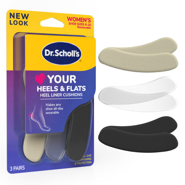 Protectores de Talón en colores surtidos Tripack- Dr. Scholl´ s