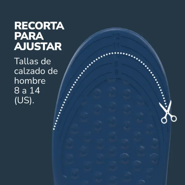 Plantilla Fascitis Plantar Dr. Scholl's Hombre | Alivio dolor