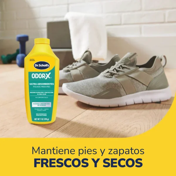 Polvos para el sudor de Pies Dr. Scholl's | Pies Secos | Almidón