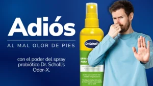 Adiós al mal olor de pies: el poder del spray probiótico Dr. Scholl’s Odor-X