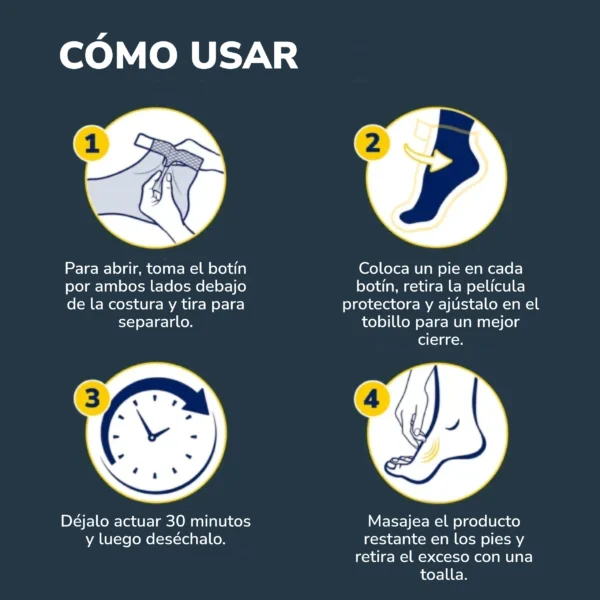 Mascarilla térmica para pies Dr. Scholl's Revitalizante