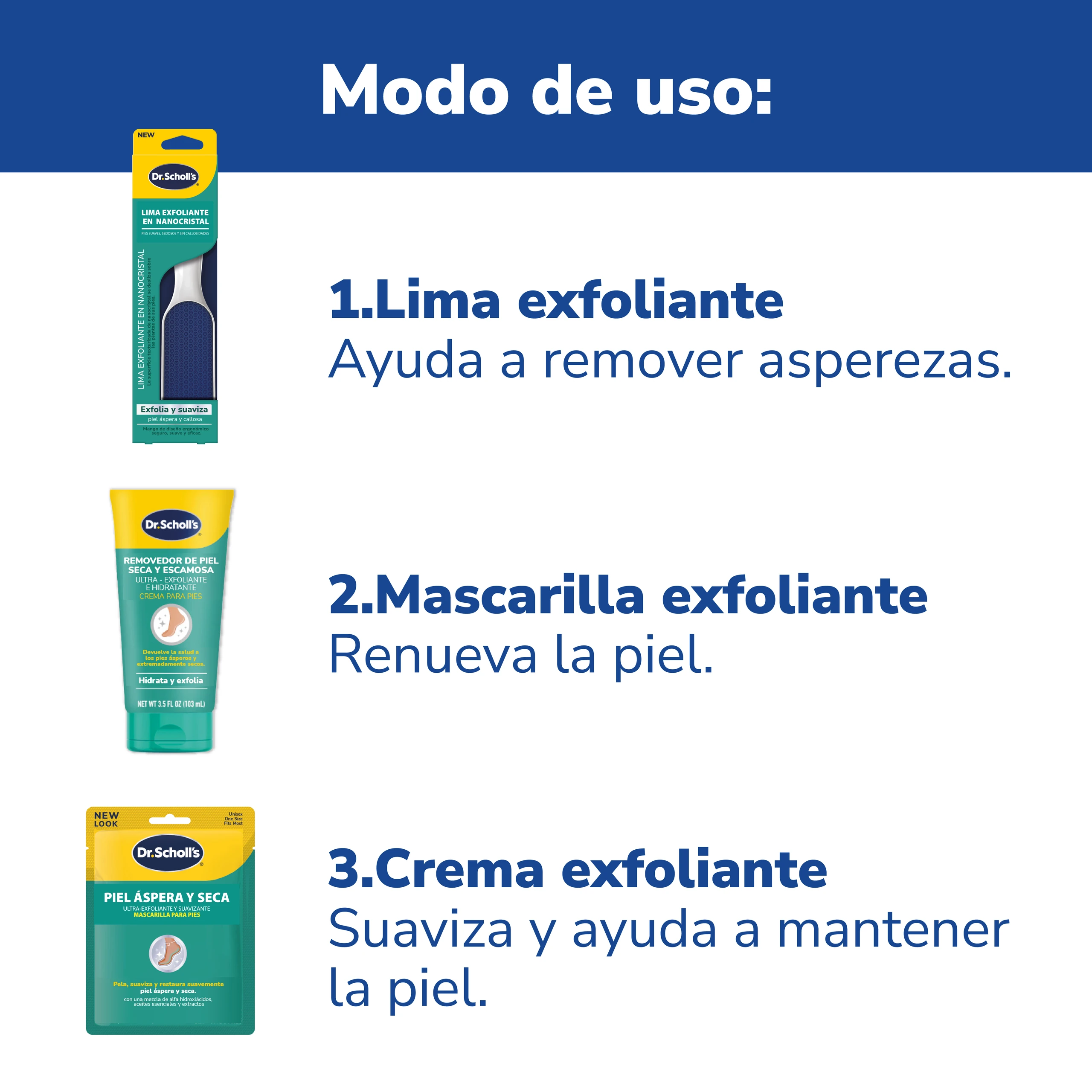 Combo Exfoliación Extrema Dr. Scholl´s | Exfoliante - Imagen 2