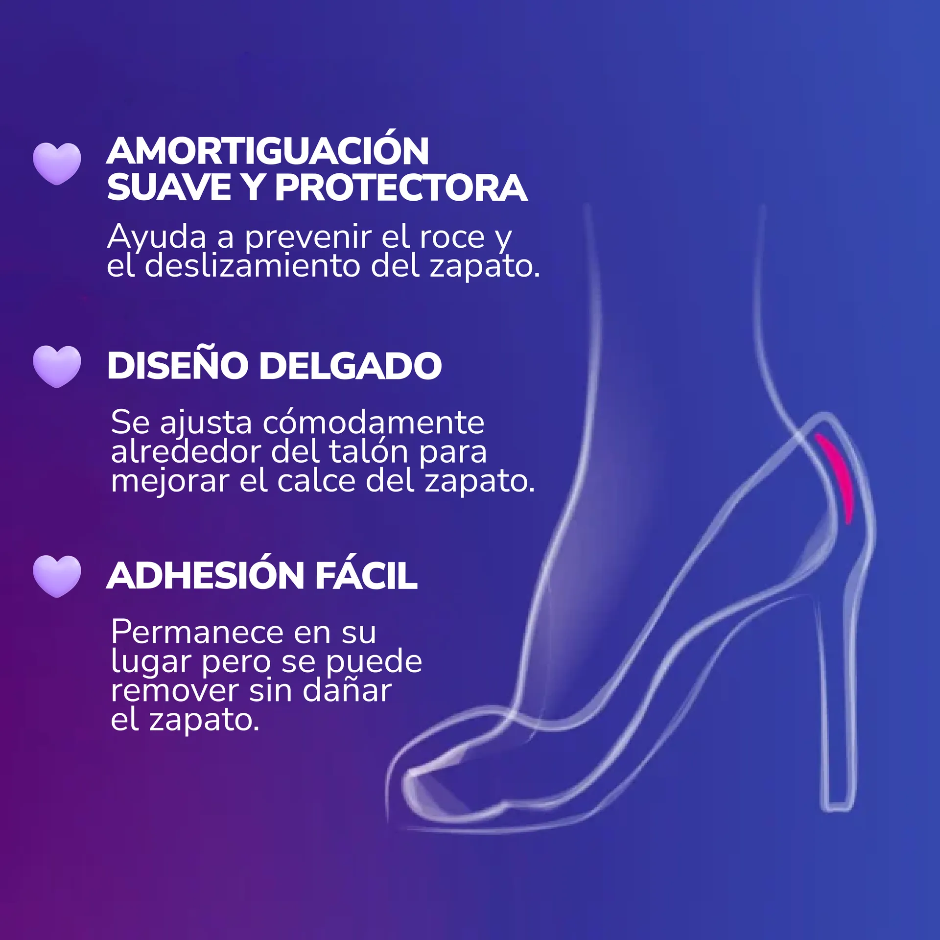 Protectores de Talón Dr. Scholl's | Tripack Colores Surtidos - Imagen 3