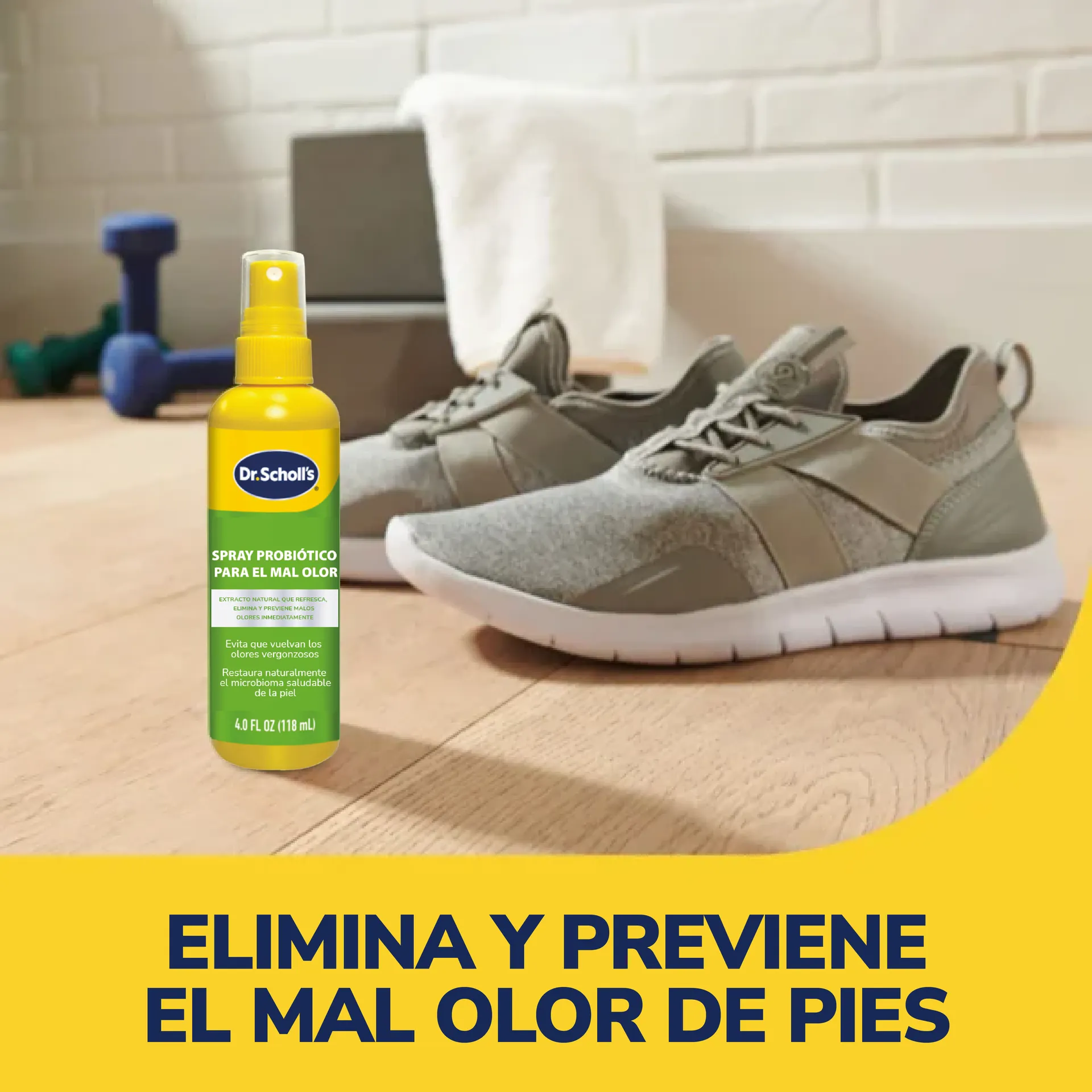 Spray para el mal olor en pies Dr. Scholl's Odor-X Natural - Imagen 3