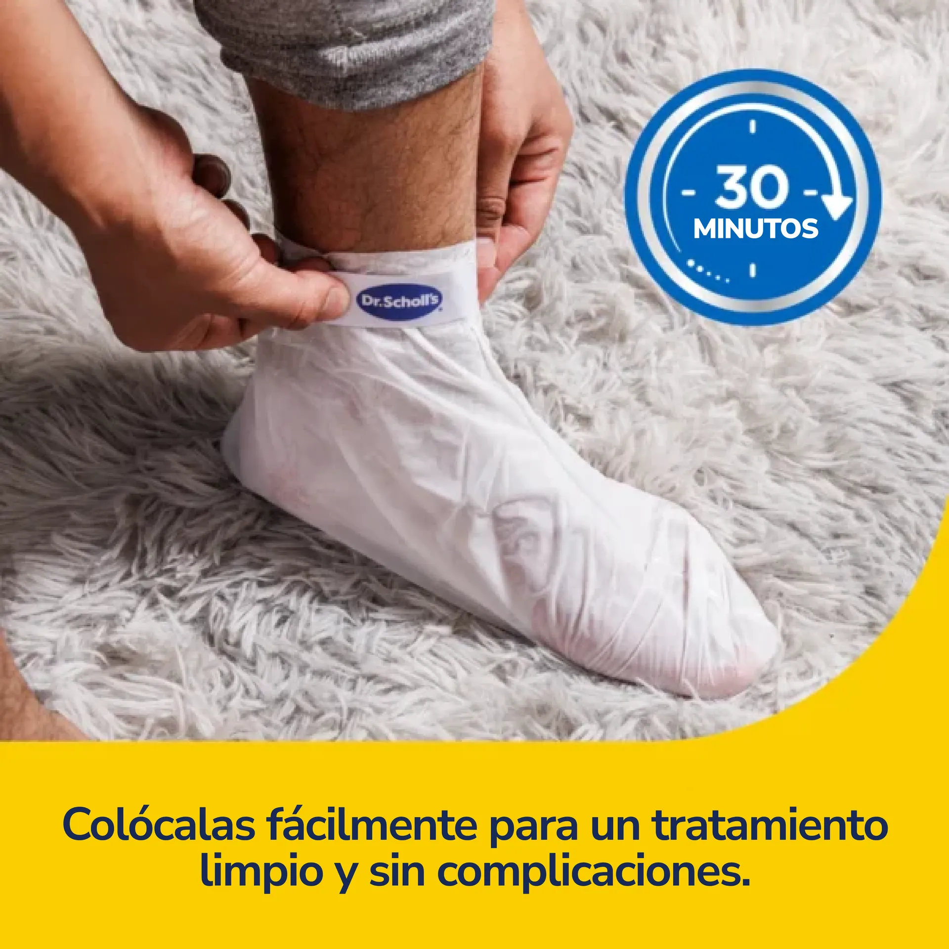 Mascarilla Hidratante para Pies Dr. Scholl's | Reparadora - Imagen 2