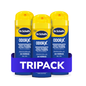 TRIPACK Desodorante para pies Dr Scholl's Odor-X Anti-Olor - 3 unidades