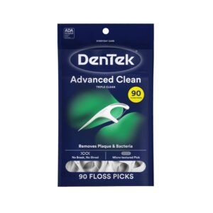 Hilo Dental Flosser DenTek Triple Clean Menta x 90 Unidades